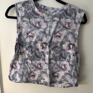 ASICS Cropped Floral Tank